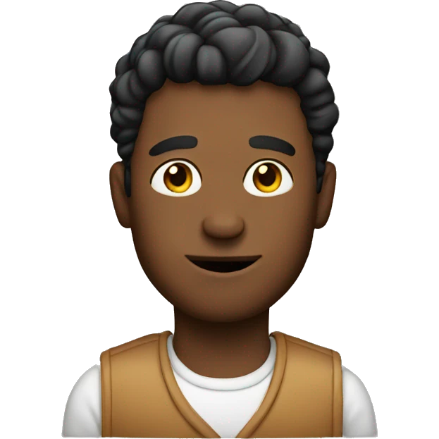 A man with a cat  emoji