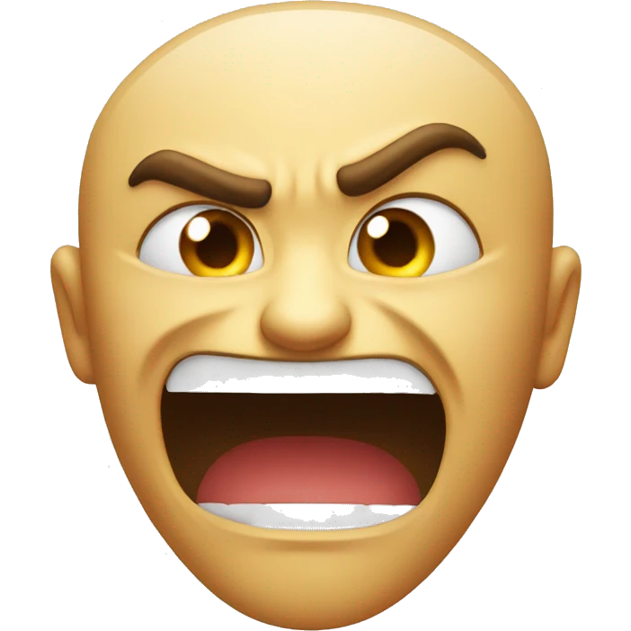 smile and angry emoji