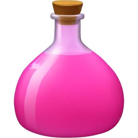 pink potion emoji