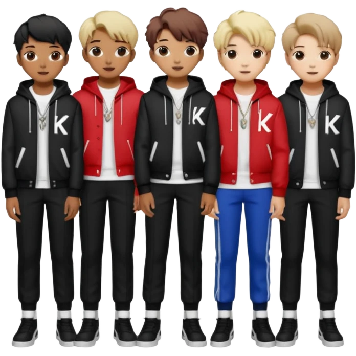 Stray kids K-pop group emoji