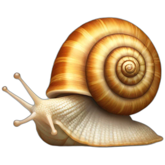 a snail shell emoji