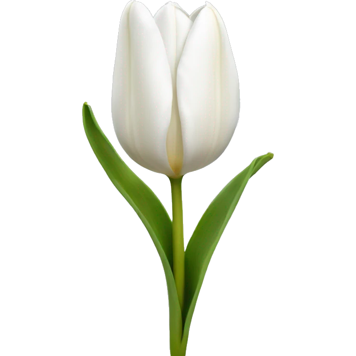 White tulip emoji