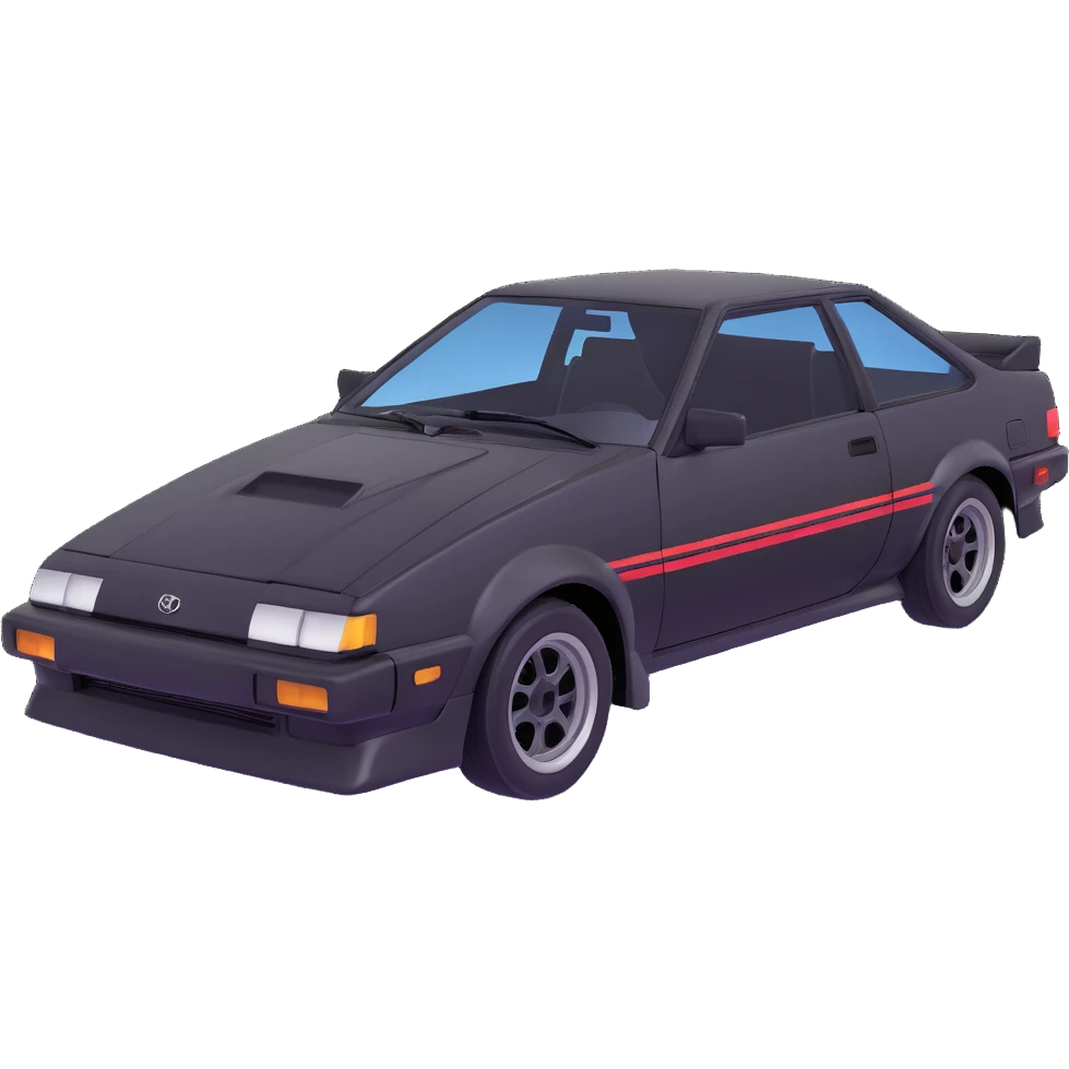 Toyota AE86 Trueno emoji