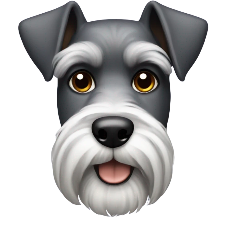 Dog schnauzer emoji