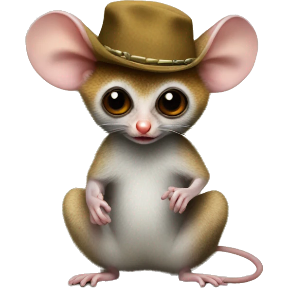Pimp mouse lemur emoji
