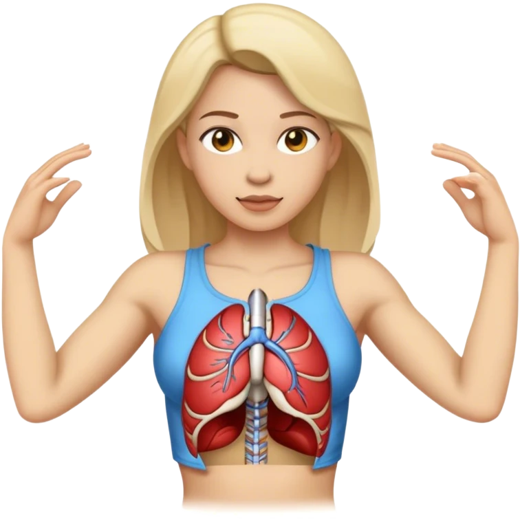 clothed full upper body anatomy female front emoji