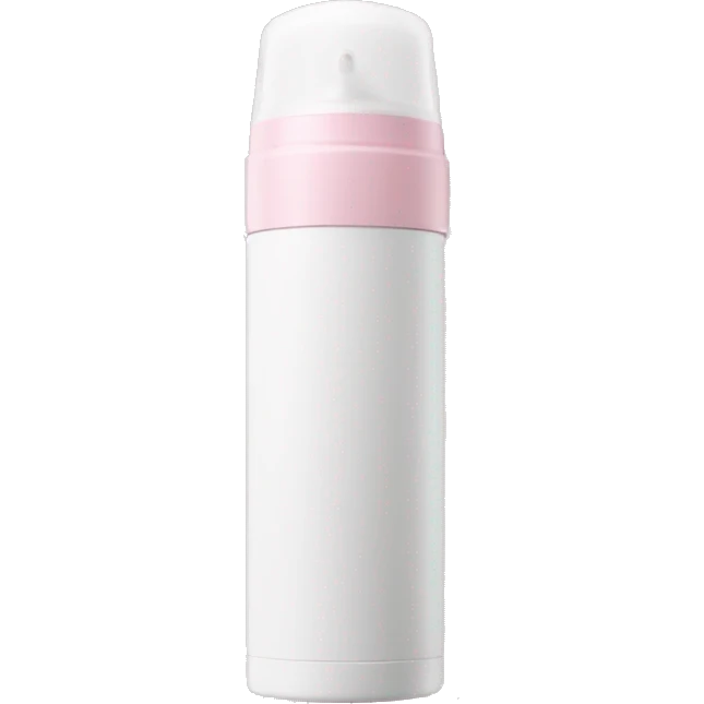 light pink spray deodorant without cap emoji
