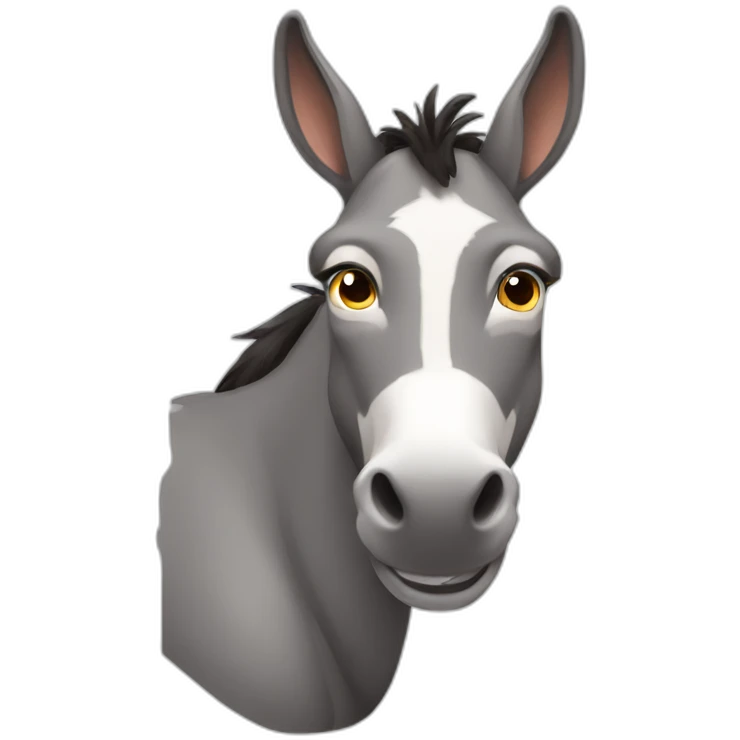 drooling-donkey emoji