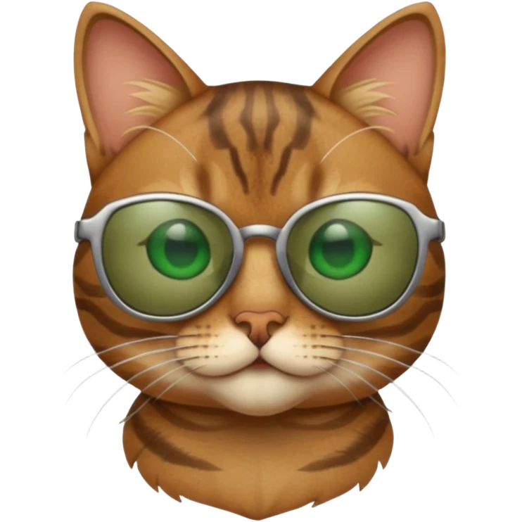 Cat wearing sunglasses emoji