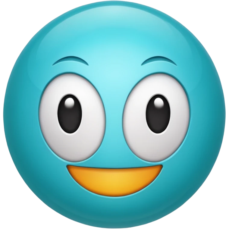 cyan ball emoji