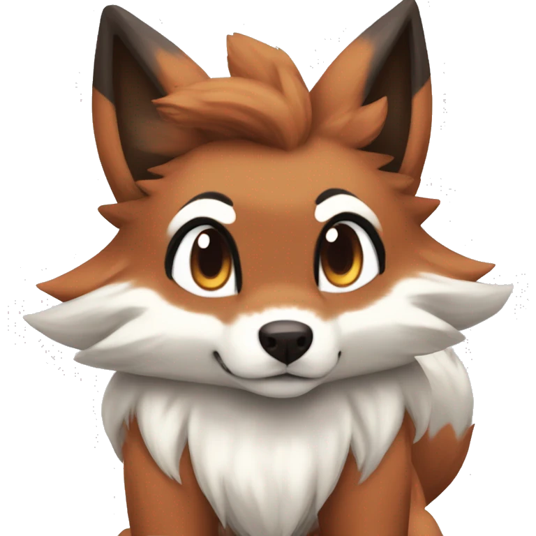 Lycanroc Vulpix Rocruff Eevee emoji