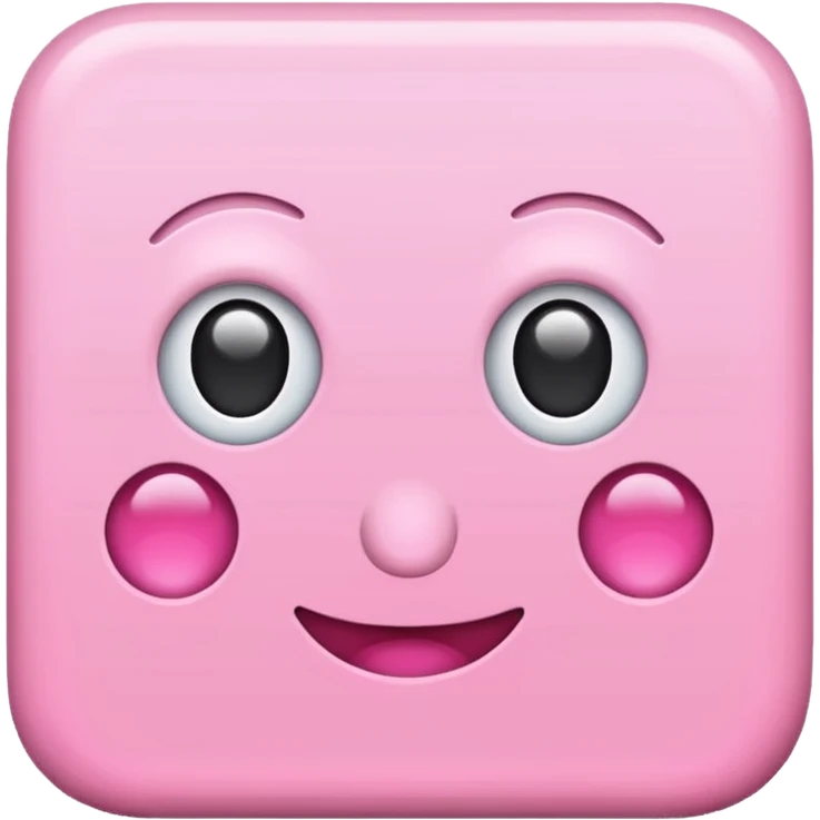 Pink Square emoji