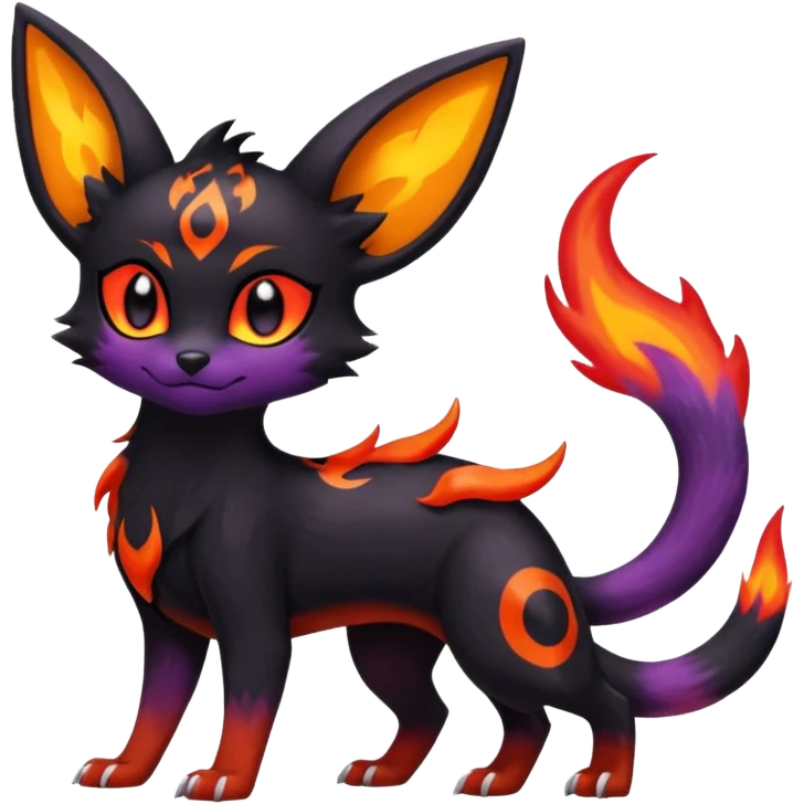 
Umbreon-Torracat-
Salandit-Fennekin-Fakémon-Digimon-fusion (full body) emoji