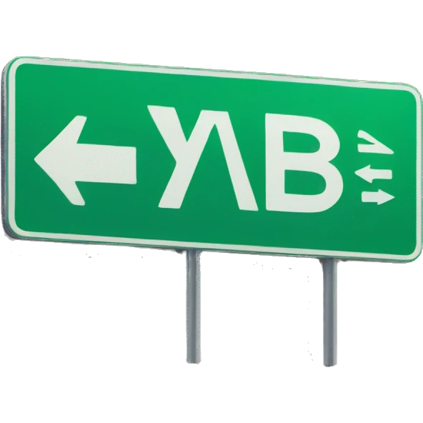 Interstate sign emoji