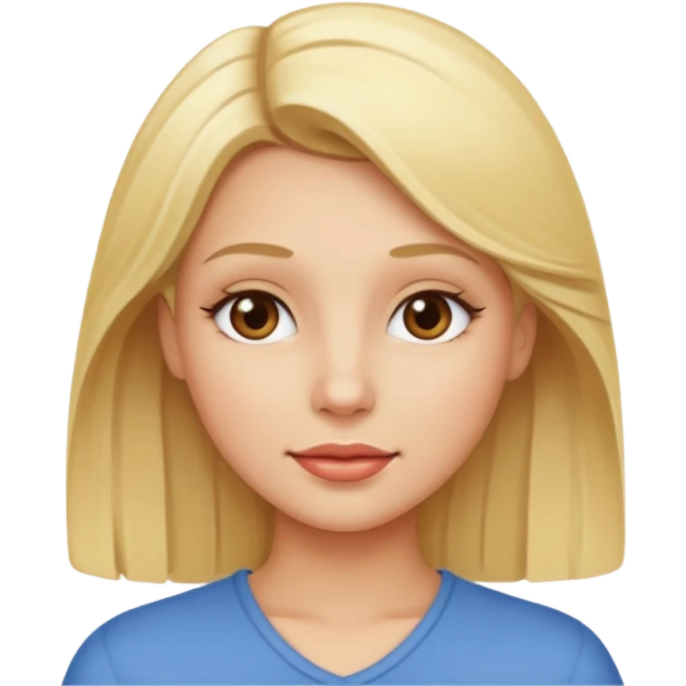 Super women blonde emoji
