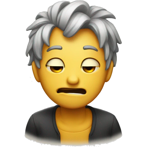 Sad laugh emoji