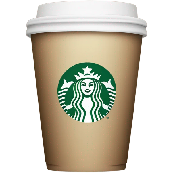 Starbucks cup emoji