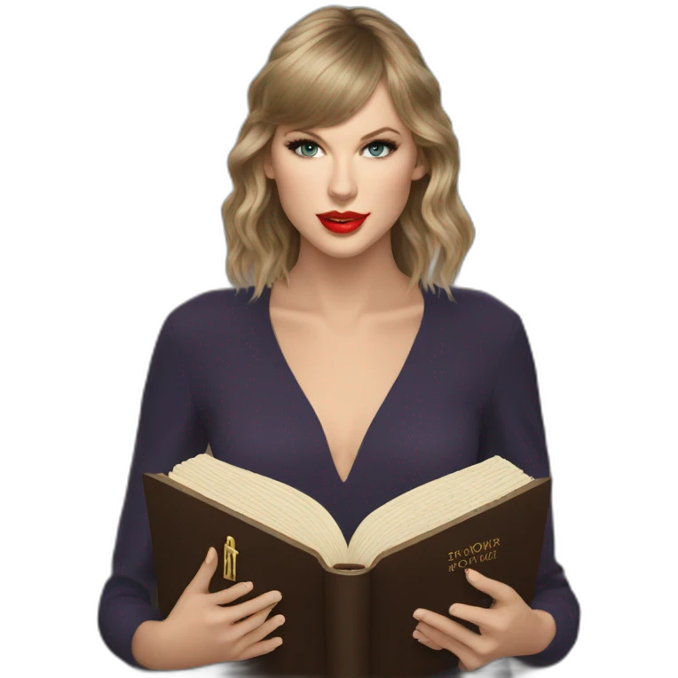 taylor swift holding the bible emoji
