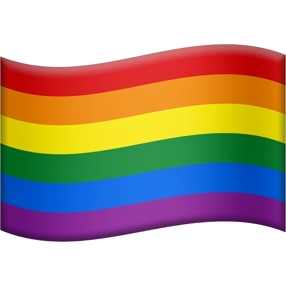 The flag of bisexual pride (three horizontal stripes) emoji