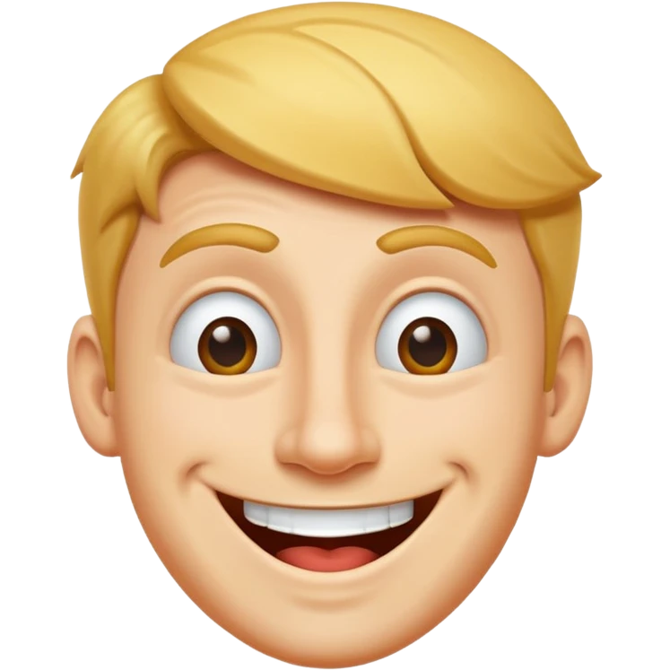 Silly guy emoji