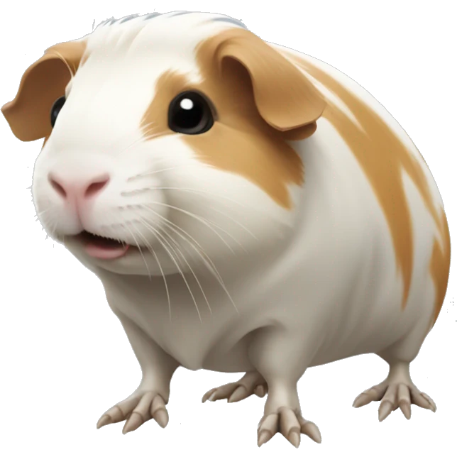 full skeleton of a guinea pig without meat emoji