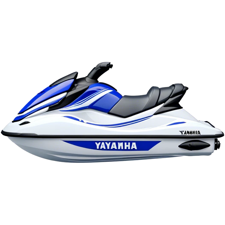 Jet Ski - Yamaha EX Deluxe (Model Year: 2022) (Iconic colour: Blue and white) emoji