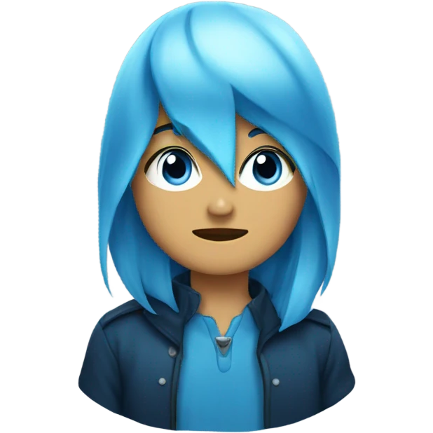 blue crysta emoji