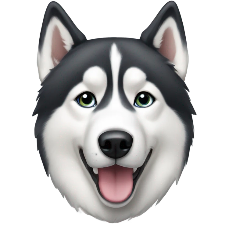 Siberian husky emoji