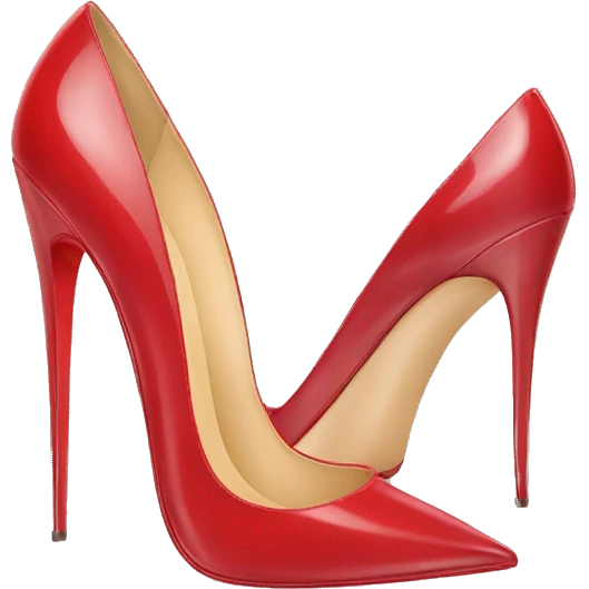 Louboutin heels emoji