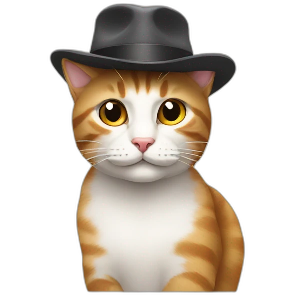 cat with a hat emoji