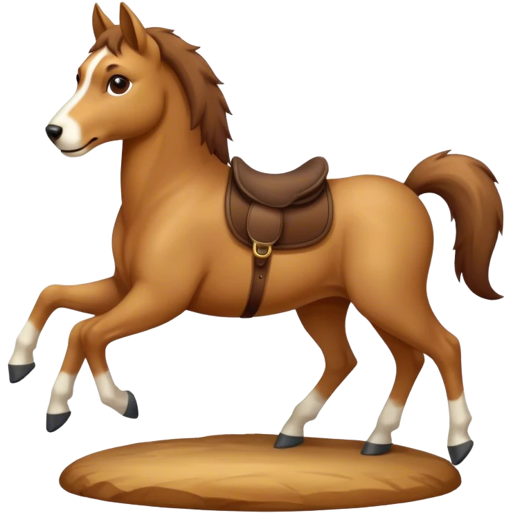 Dog on top of a horse emoji