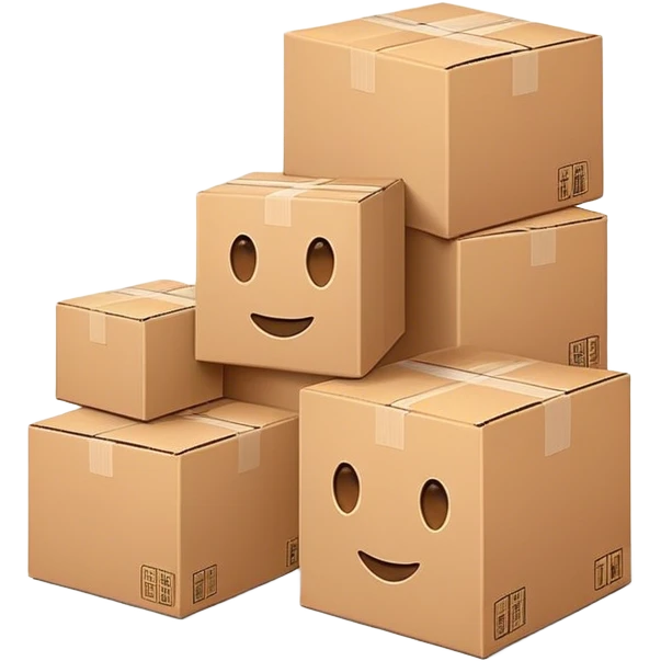 Moving cartons emoji