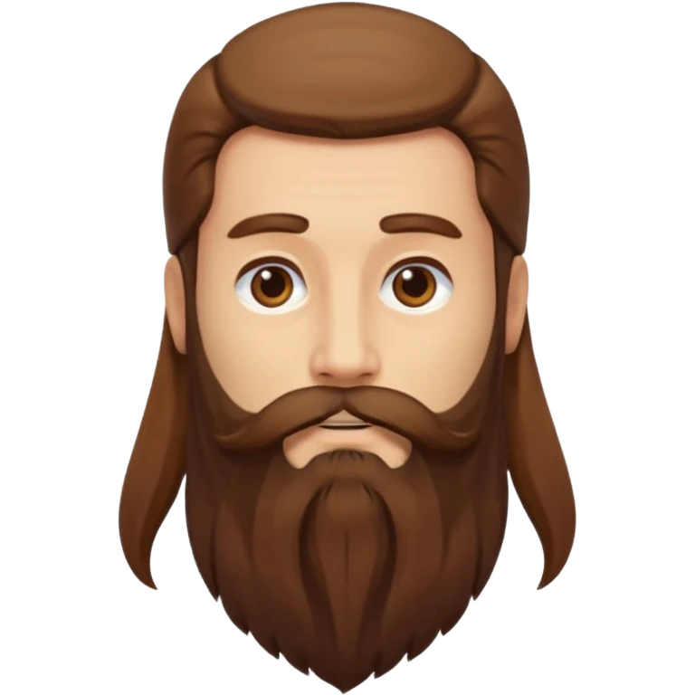 Really long beard emoji