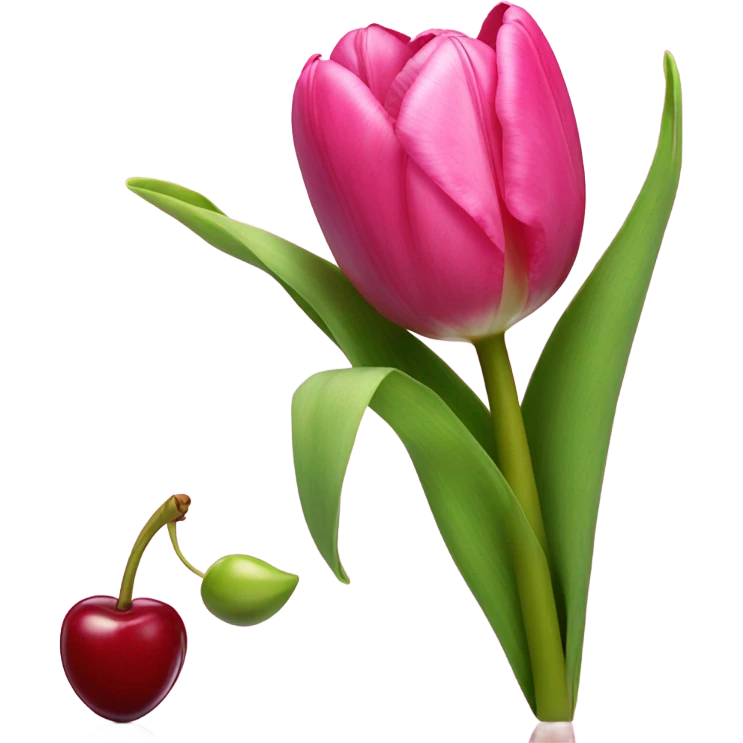 🌷🍒 emoji