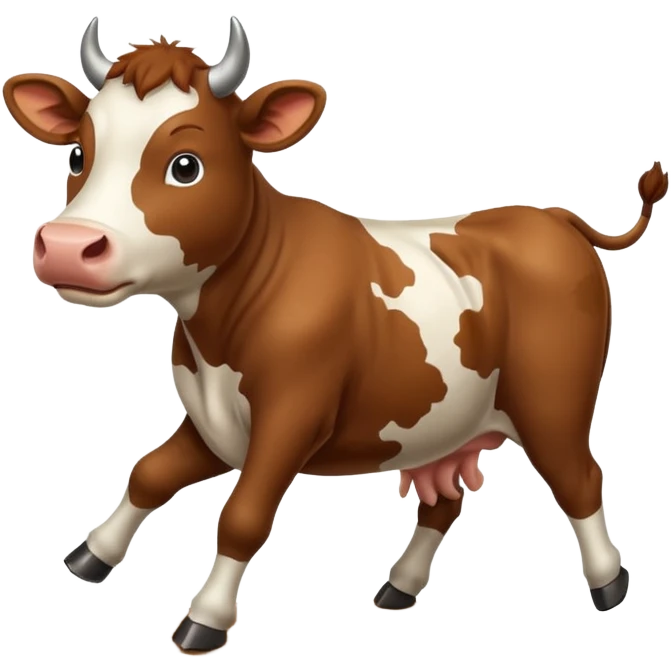 cow emoji for kick emoji
