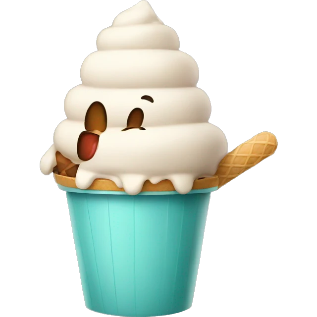 Ice cream binge  emoji