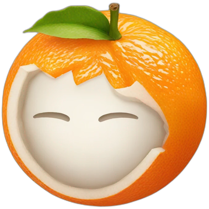 tangerine emoji