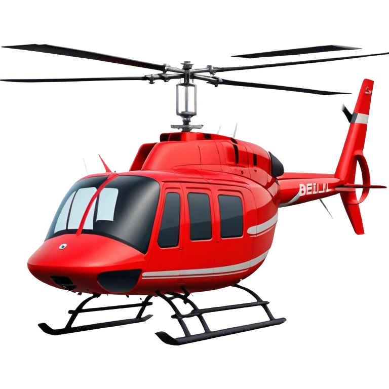 Bell 206 - Bell Helicopter (Model Year: 2021) (Iconic colour: Red) emoji