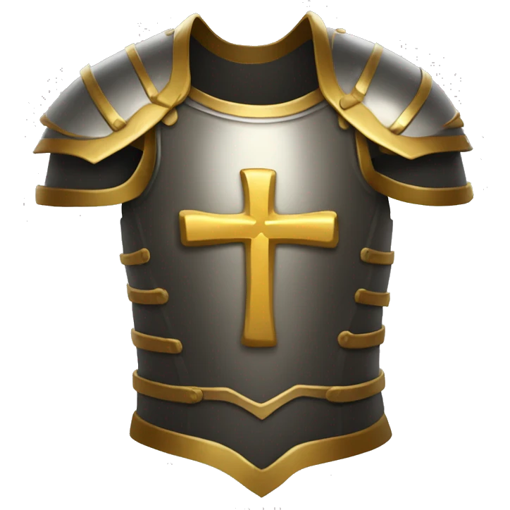 torso armor with golden cross emoji