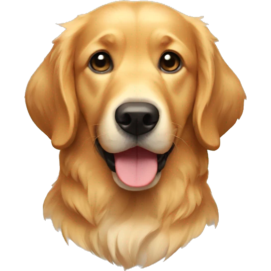 cachorro Golden retriver emoji