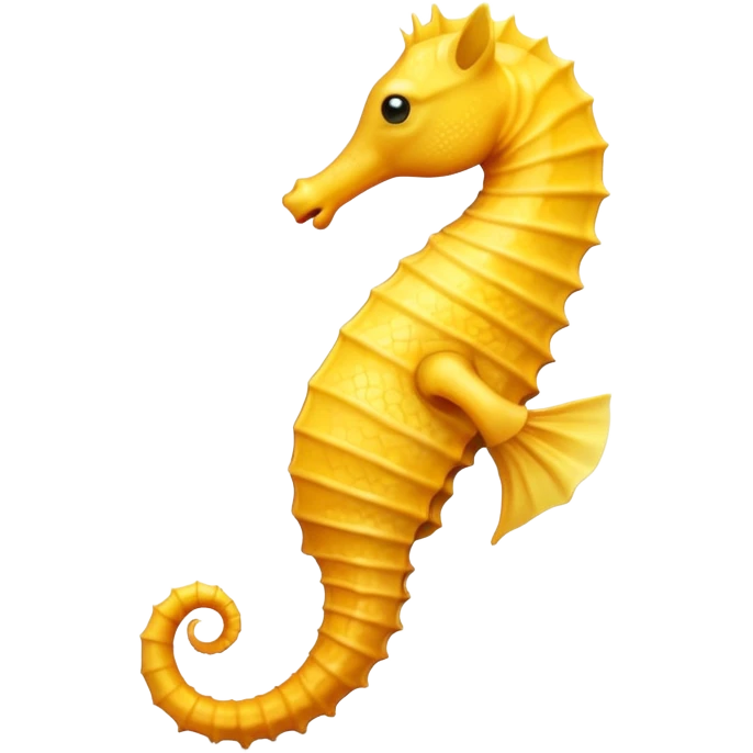 Yellow Seahorse  emoji