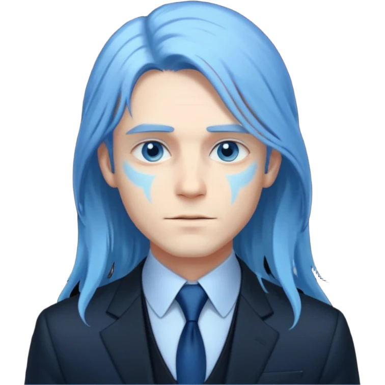ethereal-pastel-transparent-translucent-gorgeous-spectral-dark-greyish-blue-whitish-gloomy-man-with-blue-long-hair-with-a-beautiful-black-suit emoji