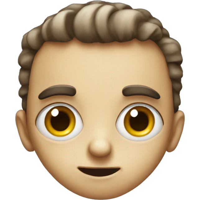 Big eyed weirdo emoji