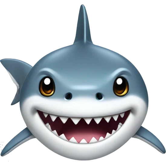 Shark with bow on head  emoji