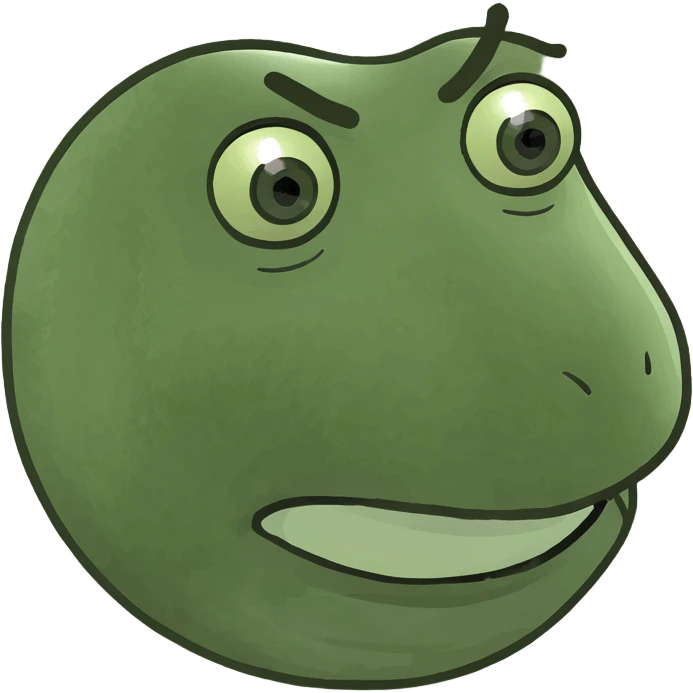 A yellow face doing a side eye emoji