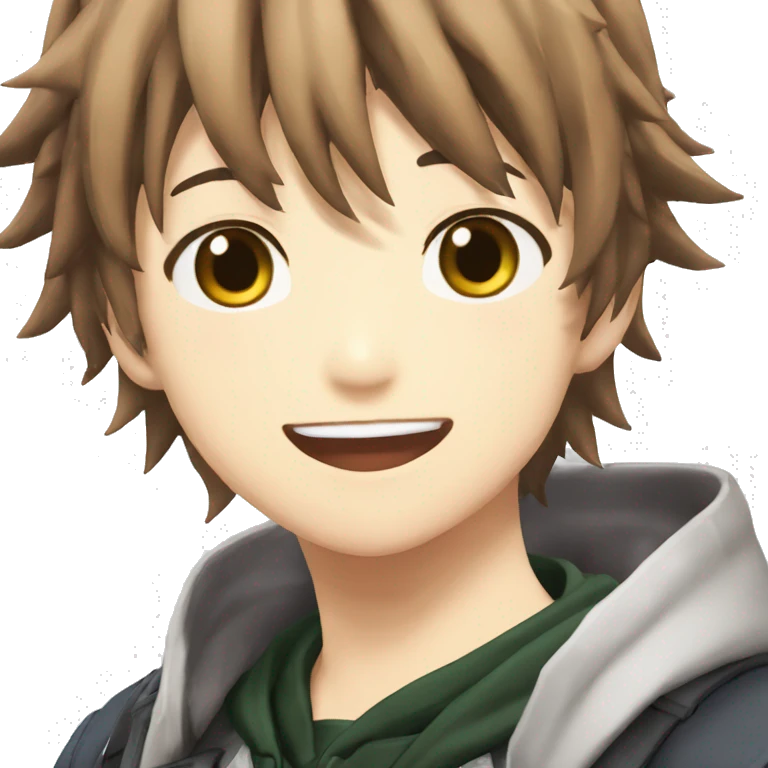 Makoto Naegi ultimate lucky student  emoji
