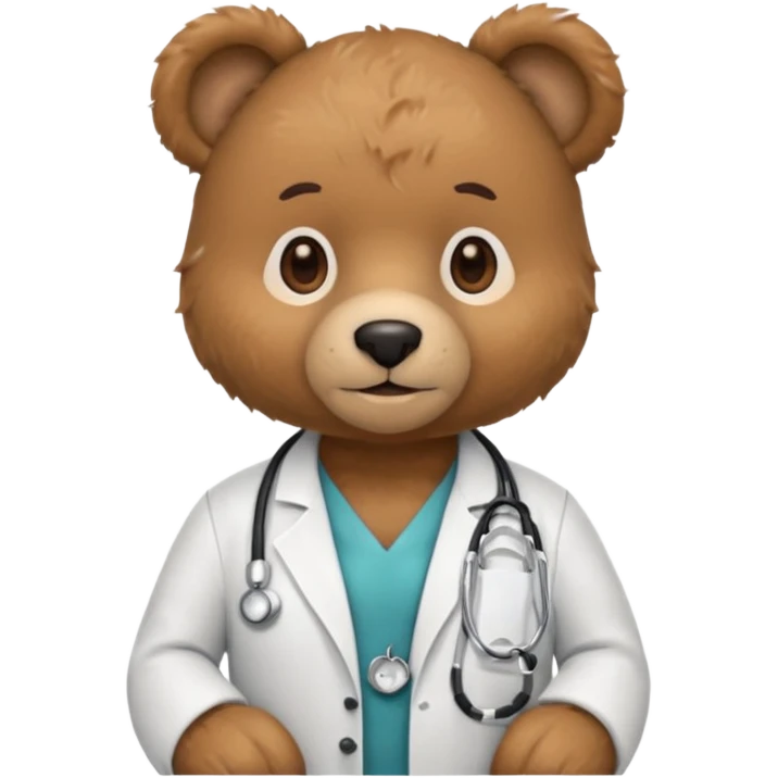 teddy doctor emoji