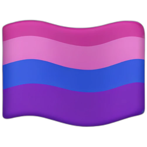 bisexual pride flag emoji