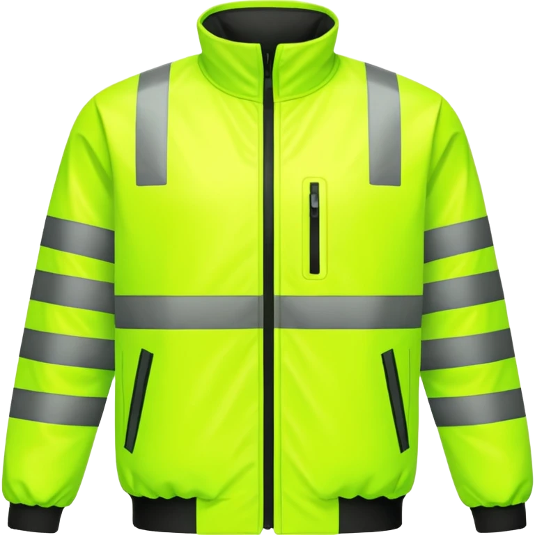 create a realistic emoji of a high-visibility jacket or reflection vest emoji