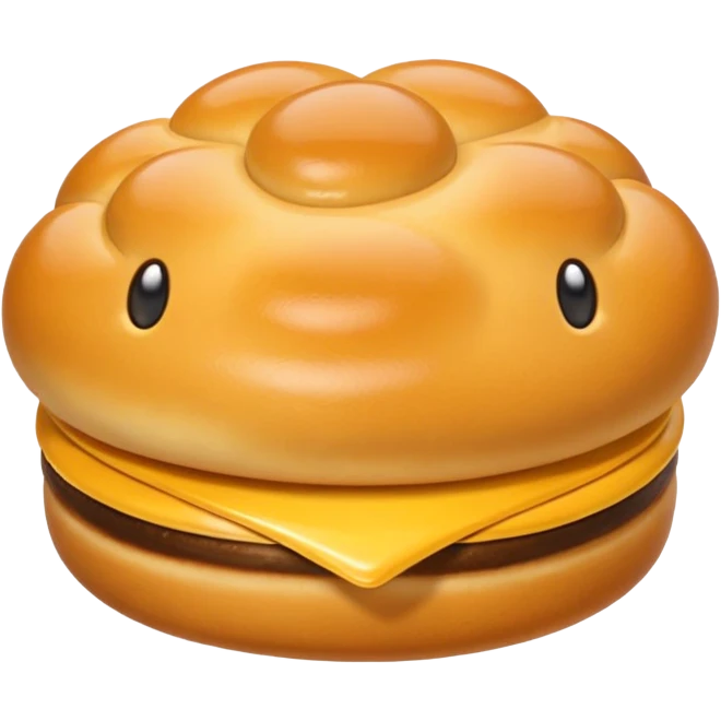 Emoji with two circular buns emoji
